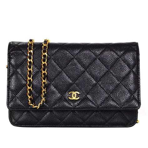 chanel wallet on chain black crossbody bag|Chanel wallet on chain cost.